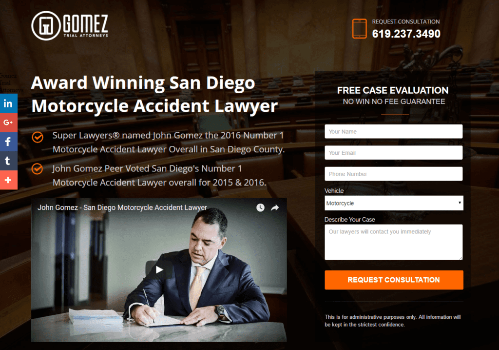 Landing Pages Lawyer